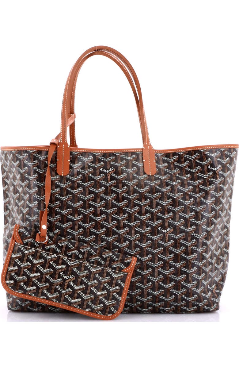 Pre-Owned Goyard Saint Louis Tote Coated Canvas PM, Alternate, color, Brown