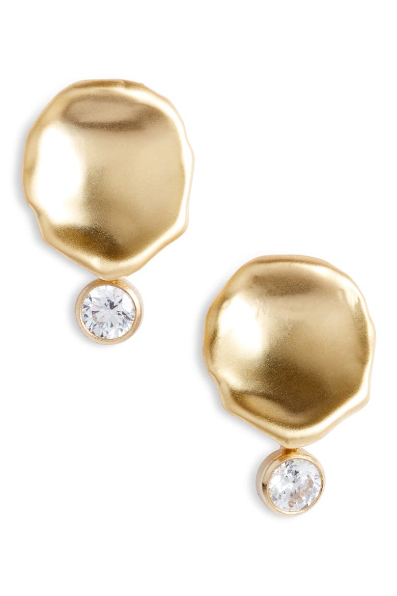 Maxine Drop Earrings, Main, color, GOLD