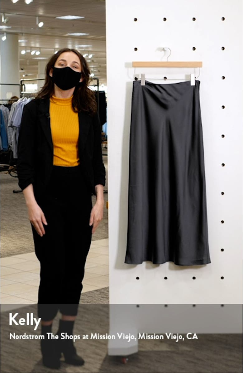 Seamed Midi Skirt, sales video thumbnail