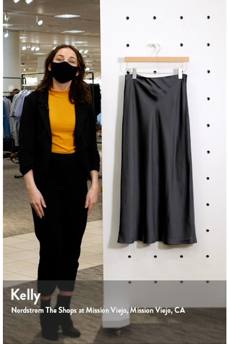 Seamed Midi Skirt video