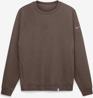 Nike Men's Nike Brown Detroit Lions Full Defense Dri-FIT Primary Sweatshirt
