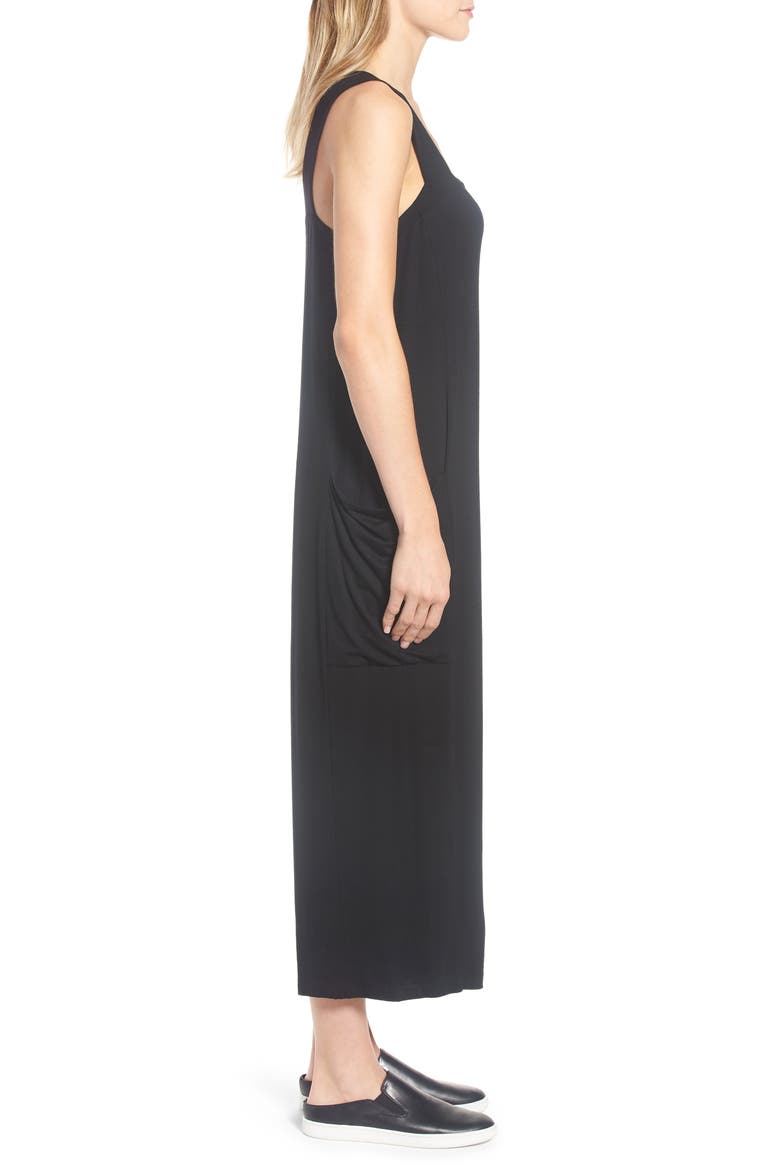 Crop Jersey Jumpsuit, Alternate, color, BLACK
