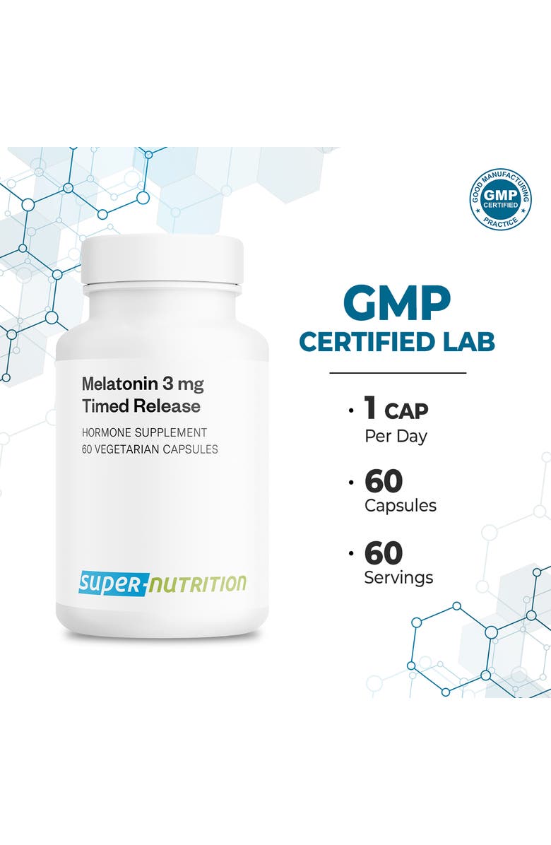 SuperSmart Melatonin 3mg, Alternate, color,