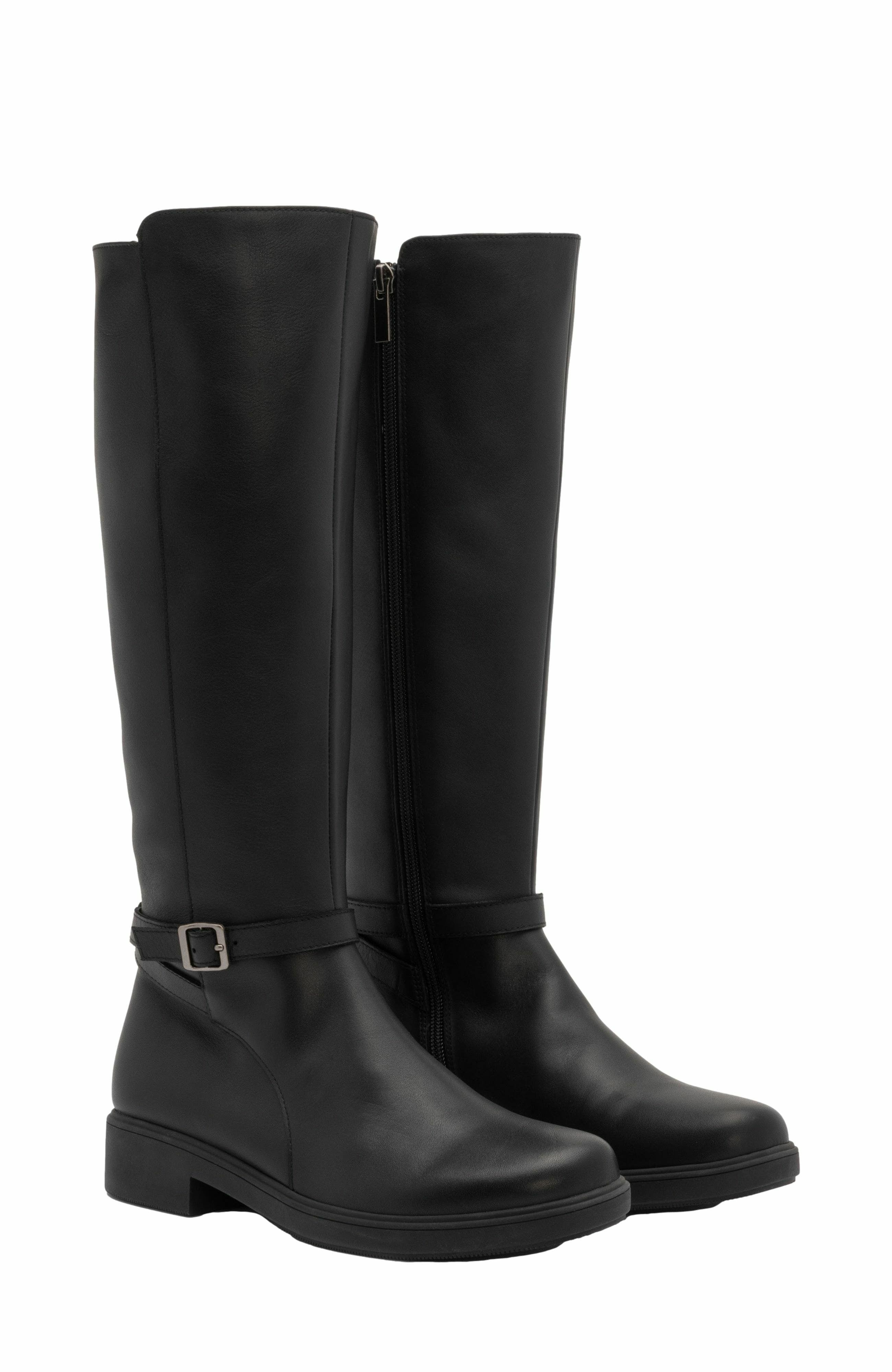 ABEO Compass Tall Boot, Alternate, color, Black