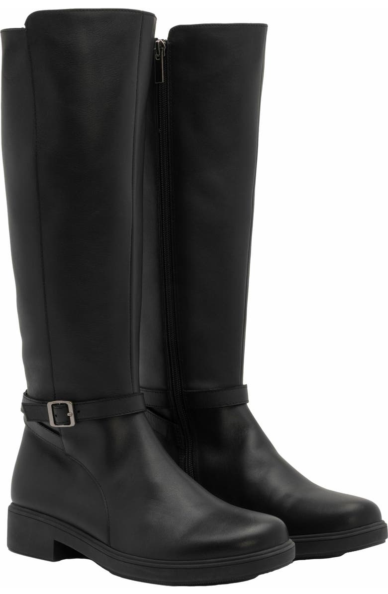 ABEO Compass Tall Boot, Alternate, color, Black