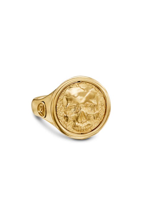 Men's Life & Death Signet Ring