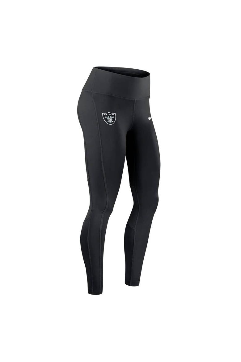 Women's Nike Black Las Vegas Raiders Primetime Epic Fast Dri-FIT Leggings, Alternate, color, Black