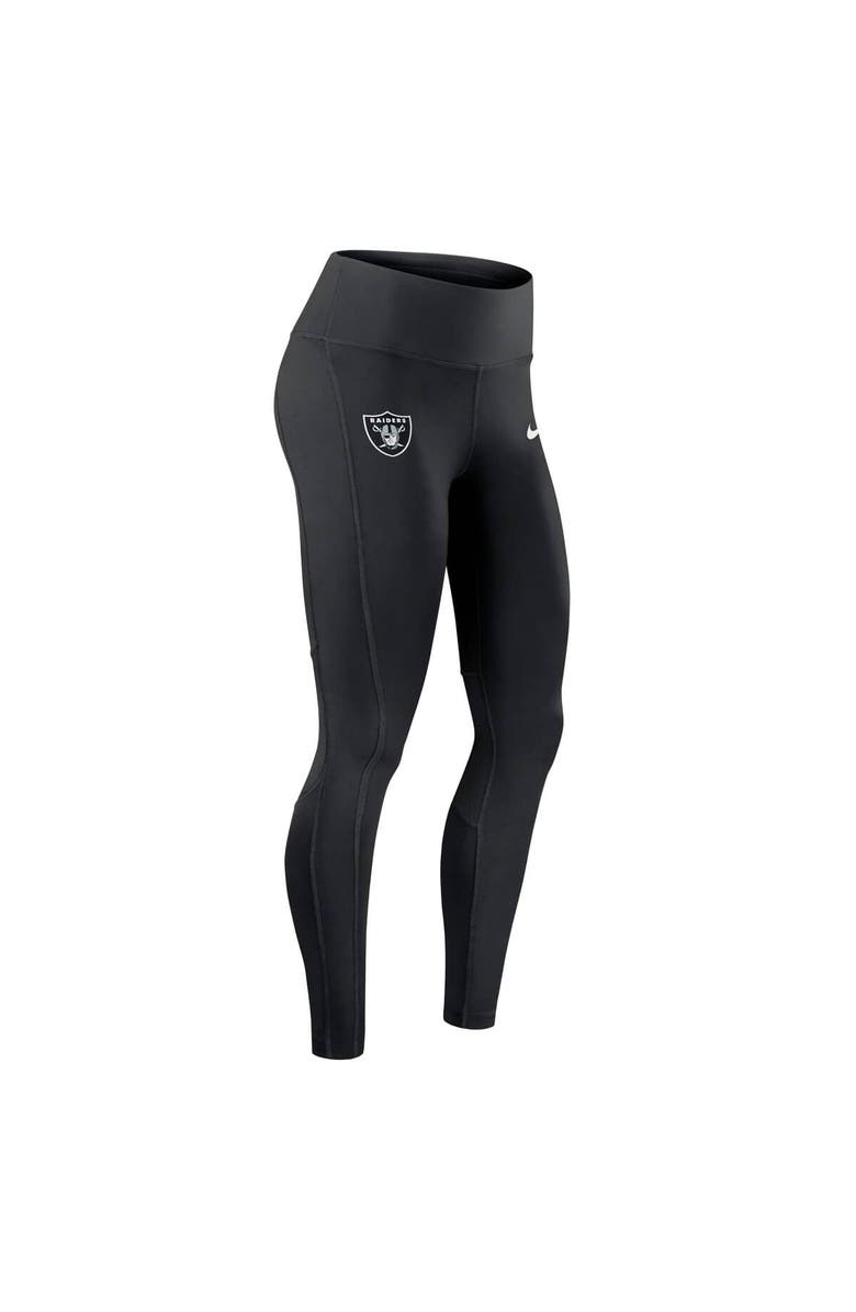 Nike Women's Nike Black Las Vegas Raiders Primetime Epic Fast Dri-FIT Leggings, Alternate, color, Black