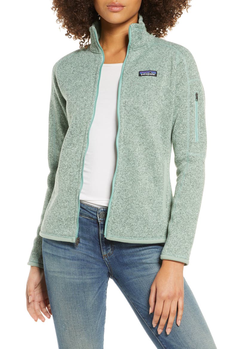Better Sweater® Jacket, Main, color, GYPSUM GREEN
