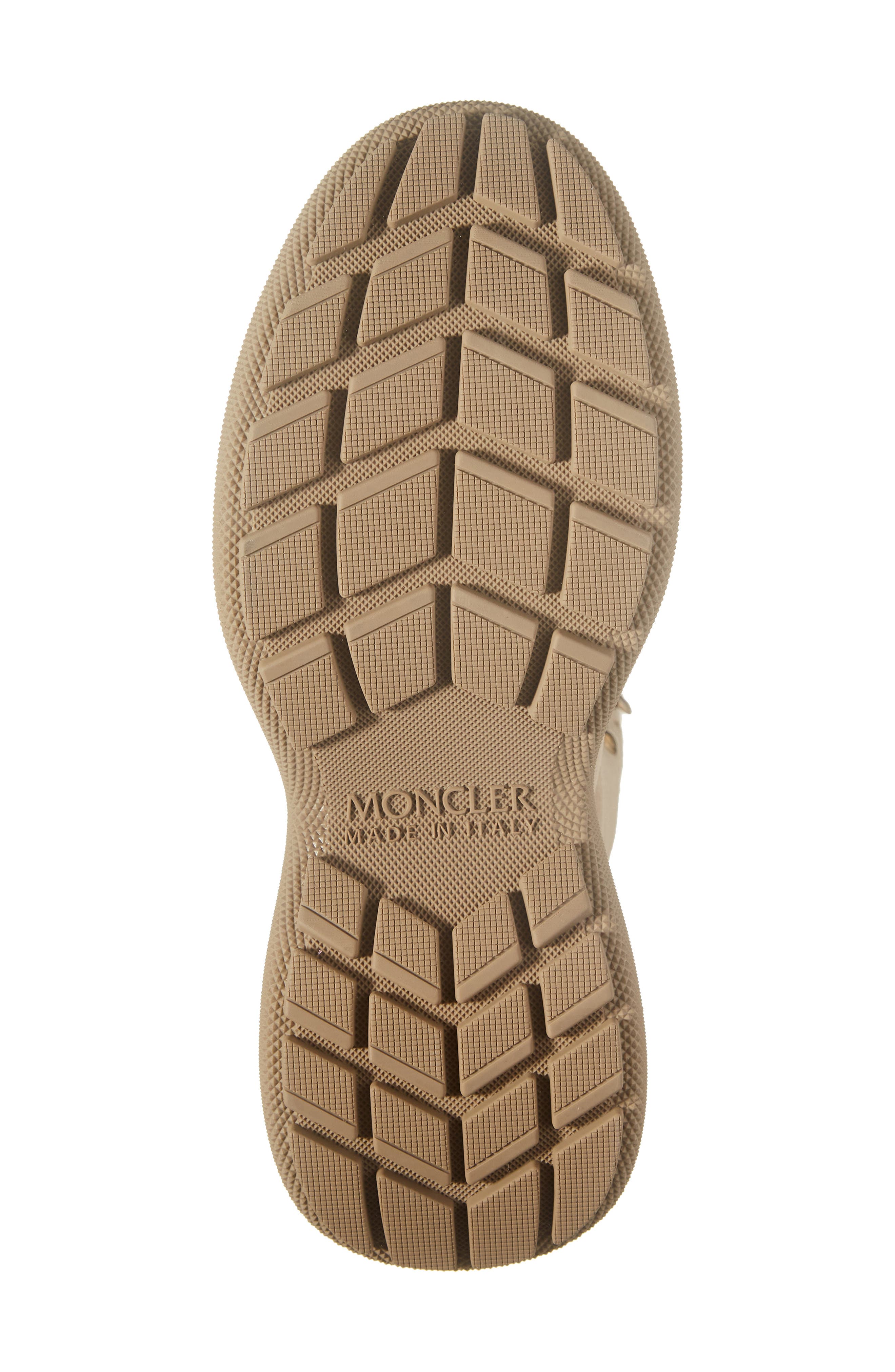 Moncler Resile Trek Faux Shearling Trim Bootie, Alternate, color, 