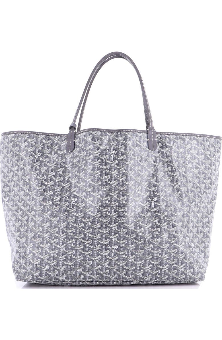 Pre-Owned Goyard Saint Louis Tote Coated Canvas GM, Alternate, color, Gray