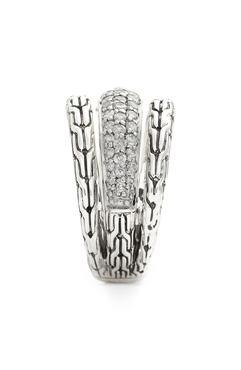 John Hardy Classic Chain Multirow Ring, Alternate, color,