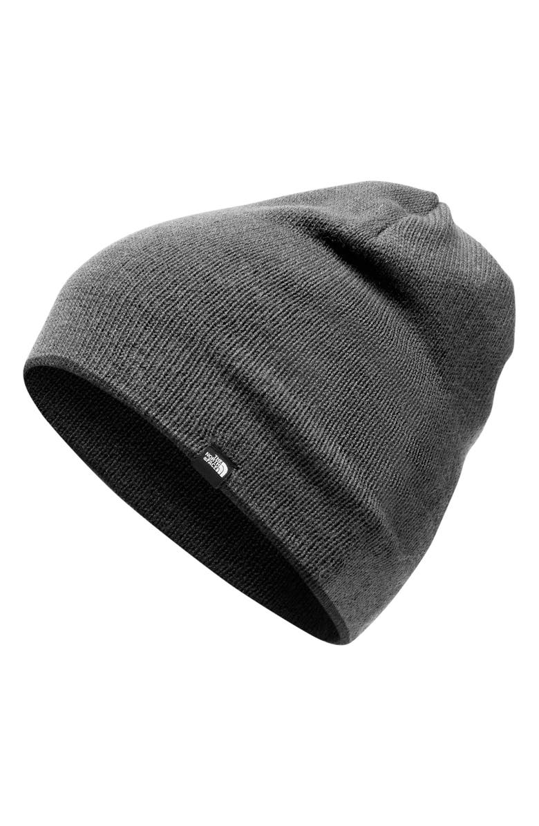 The North Face Reversible Merino Wool Beanie, Alternate, color, 