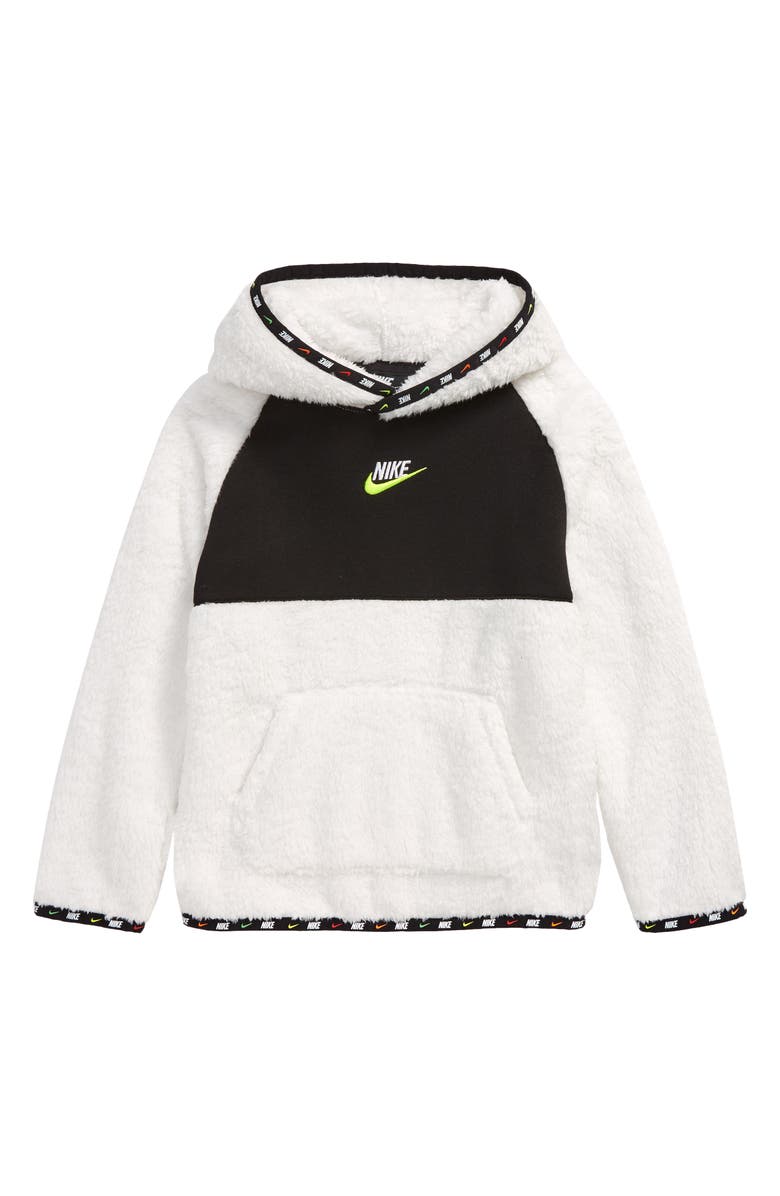 Nike Kids' Fleece Logo Hoodie, Main, color, 