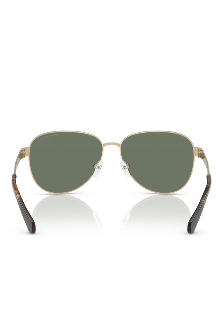 59mm Pilot Sunglasses, Alternate, color, LIGHT GOLD