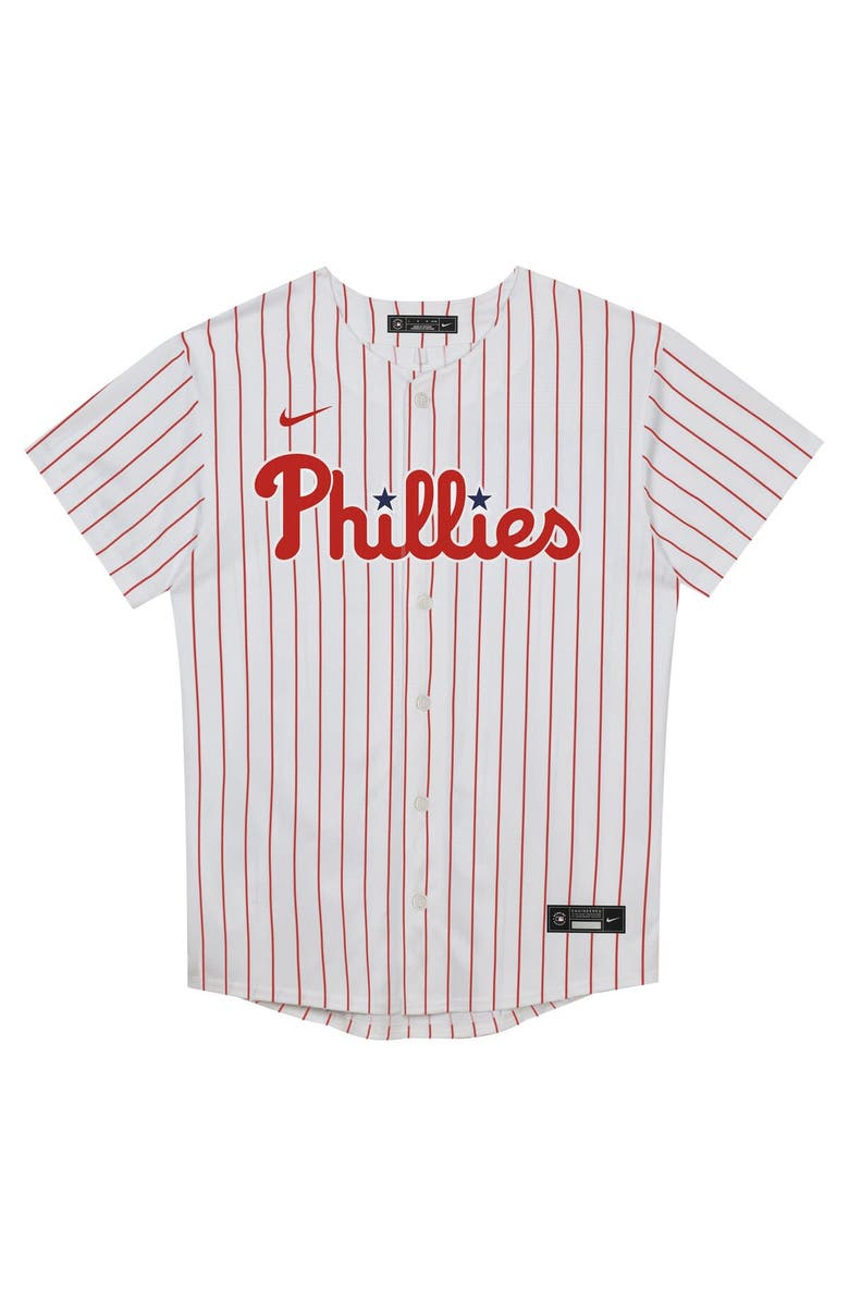 Outerstuff Preschool White Philadelphia Phillies Home Blank Replica Jersey, Alternate, color, 