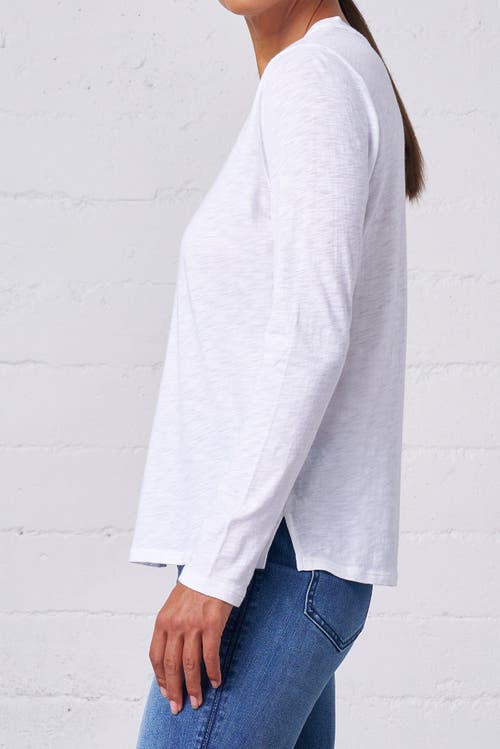 Franne Golde Slub Jersey Long Sleeve Tee