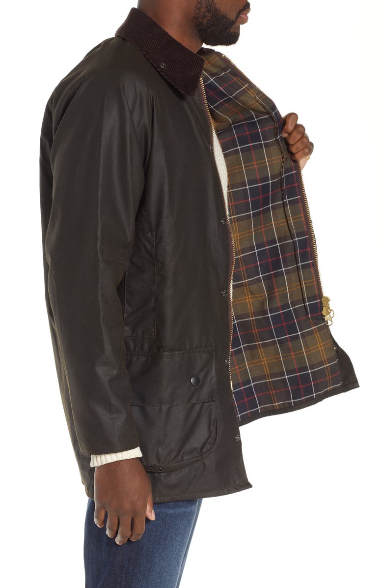 Barbour 'Classic Beaufort' Relaxed Fit Waxed Cotton Jacket, Alternate, color, 