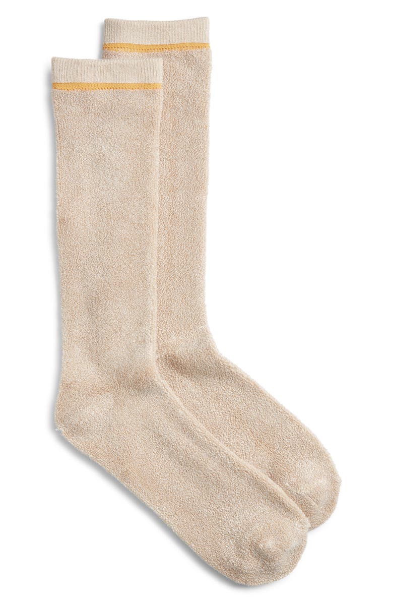 UGG<sup>®</sup> Kyro Cozy Crew Socks, Main, color, Marled Mustard Seed