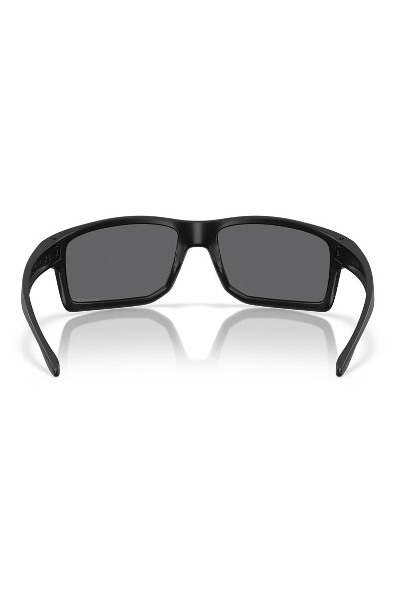 Gibston XL 62mm Rectangular Prizm™ Wrap Sunglasses, Alternate, color, MATTE BLACK