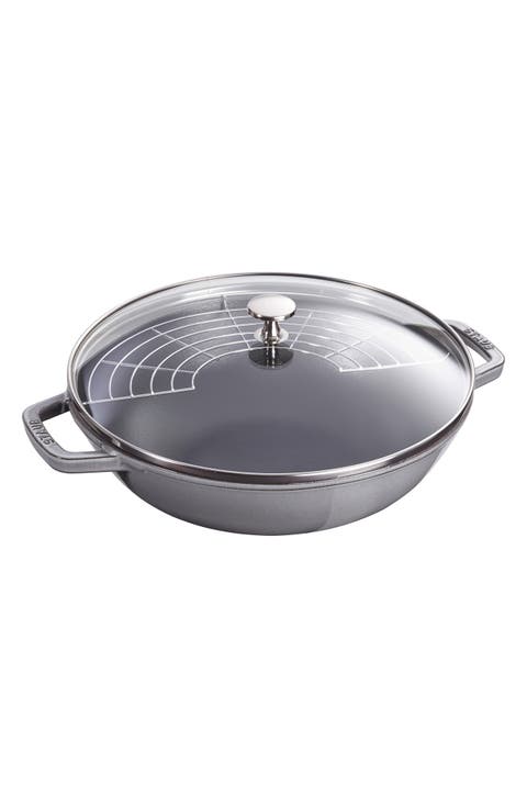 4.5-Quart Enameled Cast Iron Perfect Pan