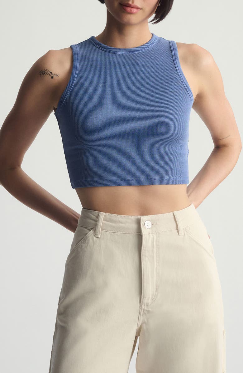 Brooklyn Industries Rib Stretch Cotton Tank, Main, color, 