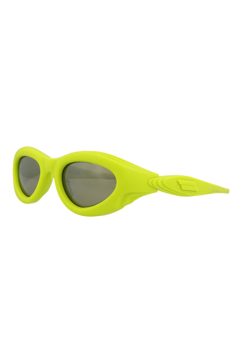 51mm Oval Sunglasses, Alternate, color, LIGHT GREEN GREEN