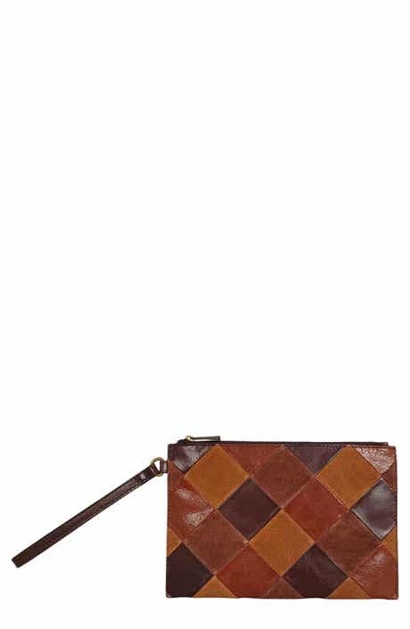 Patchwork Leather Clutch