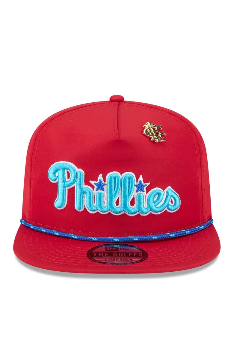 New Era Men's New Era Red Philadelphia Phillies 2025 Big League Chew Golfer Snapback Hat, Alternate, color, Red