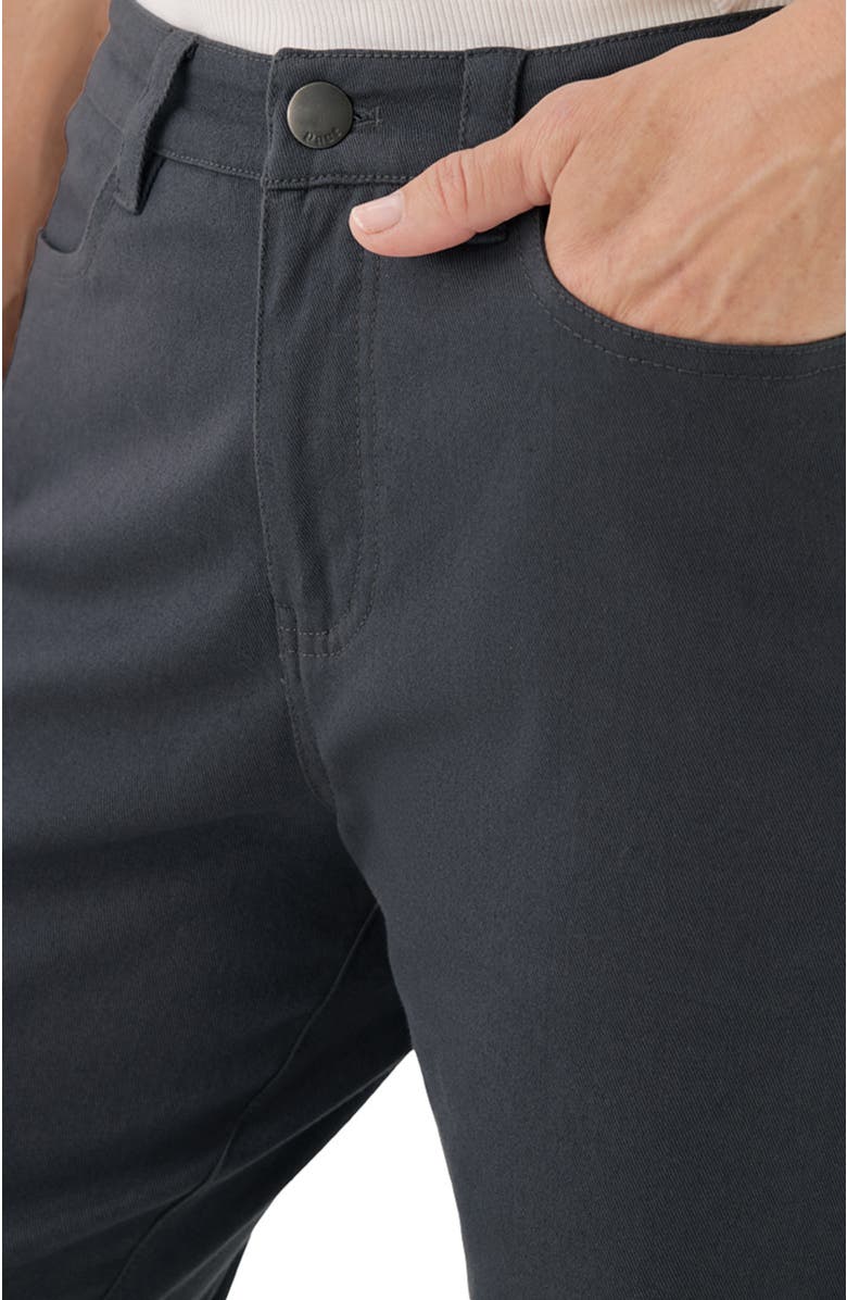 Pact Organic Stretch Twill Denim Slim Straight Pant, Alternate, color, 