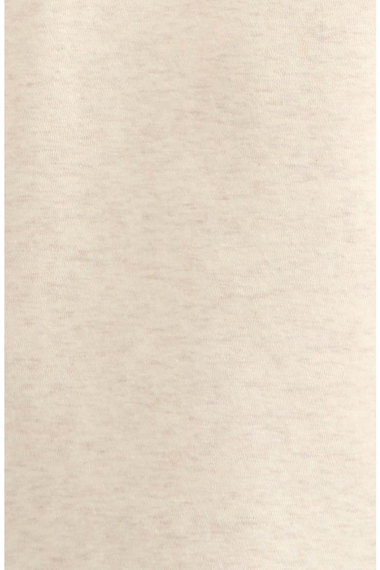 Kids' Side Panel Wide Leg Sweatpants, Alternate, color, BEIGE OAT HEATHER- PINK BALM