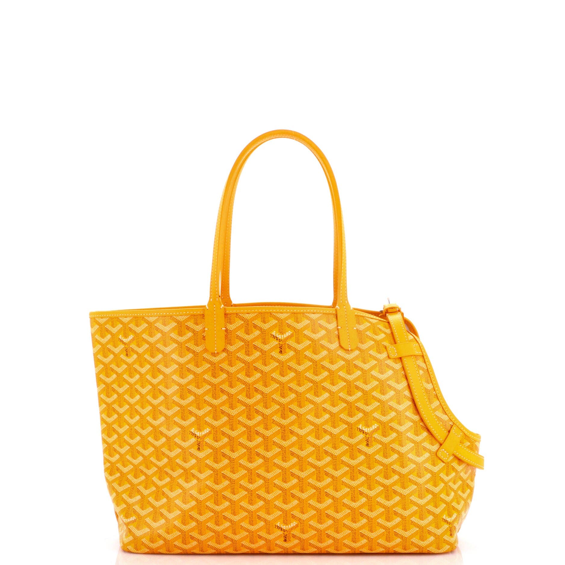 Chien Gris Pet Carrier Tote Coated Canvas, Alternate, color, Yellow
