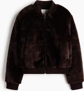 H&M Pile Bomber Jacket