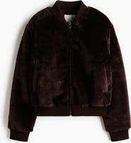 H&M Pile Bomber Jacket