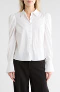 JASON WU Pleated Shoulder Button-Up Shirt