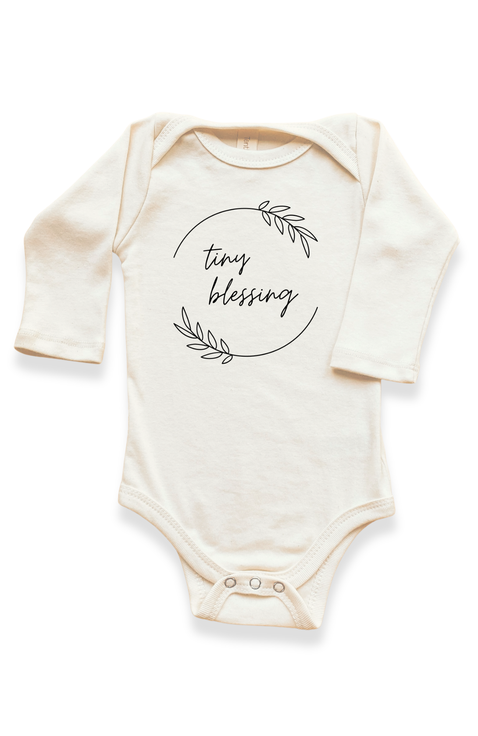 Tiny Blessing - Organic Long Sleeve Baby Bodysuit