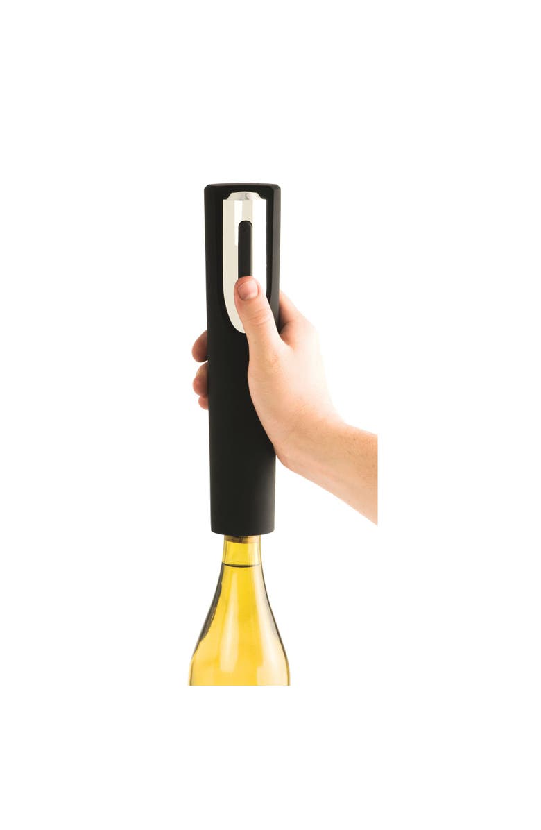 true Vino Drill Electric Battery Corkscrew, Alternate, color, Black