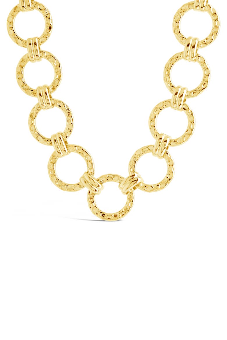 Molten Chain Necklace, Alternate, color, GOLD