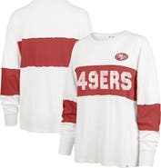 '47 Women's '47 Cream San Francisco 49ers Clubhouse Pride Taylor Long Sleeve T-Shirt
