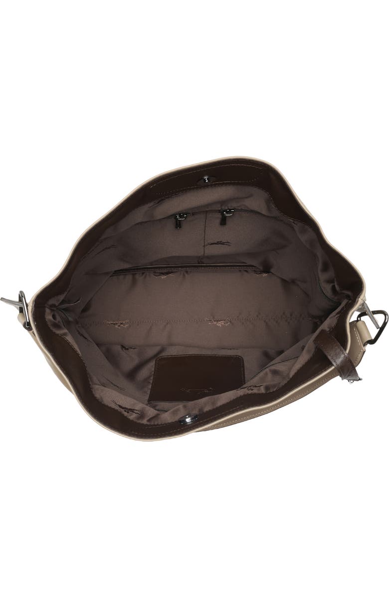 Longchamp 3D Leather Crossbody Hobo, Alternate, color,