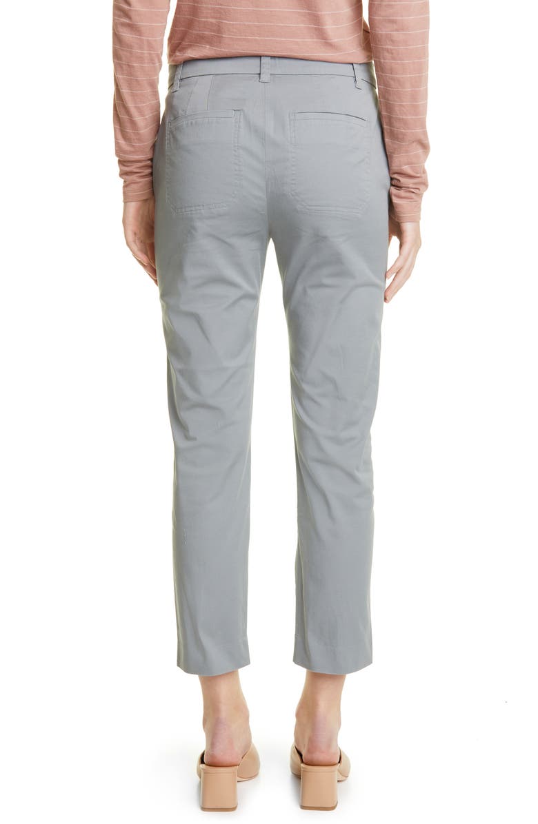 Vince Crop Stretch Cotton Chinos, Alternate, color,