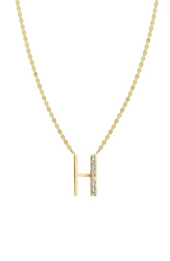 Lana 14k Gold Initial Pendant Necklace In Gold