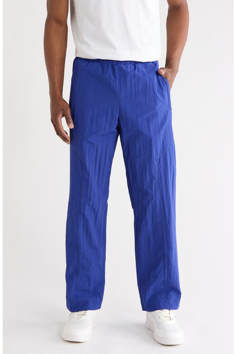 Legacy Nylon Track Pants, Main, color, NAVY