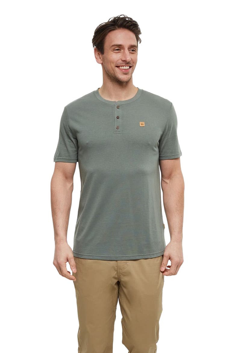 Baker Henley, Alternate, color, Agave Green