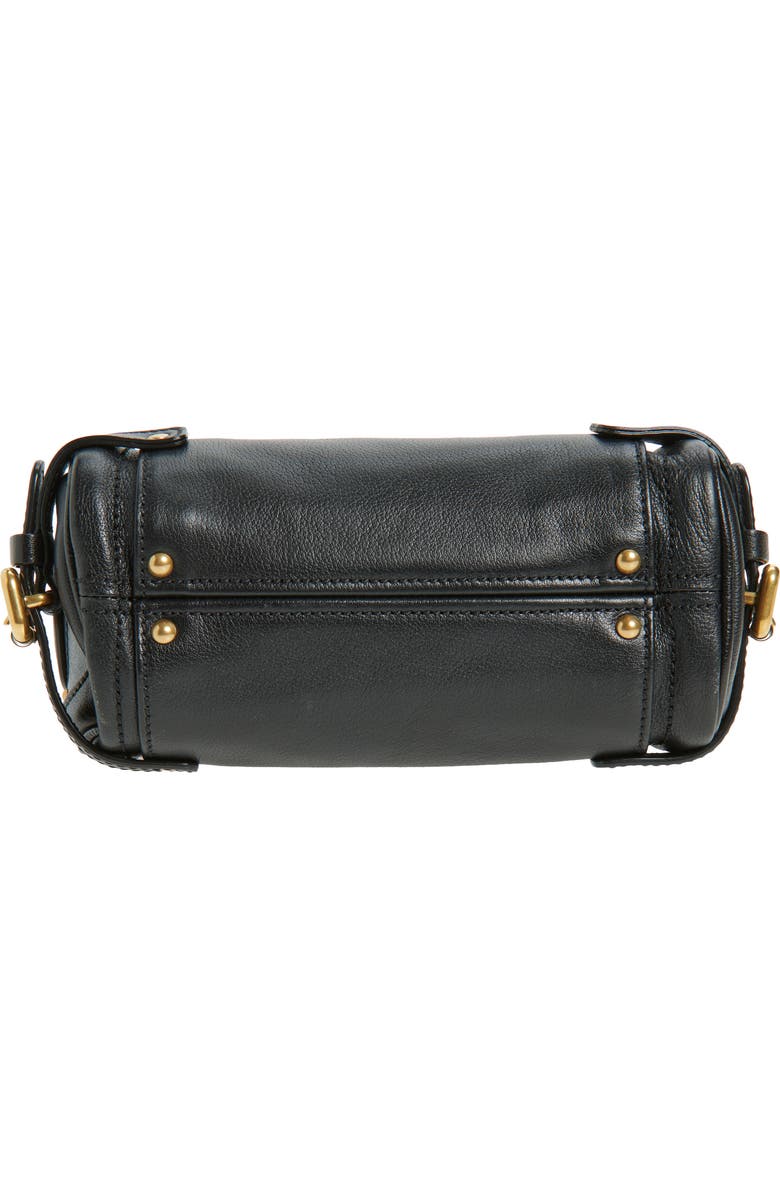 Chloé Small Paddington Leather Shoulder Bag, Alternate, color, Black