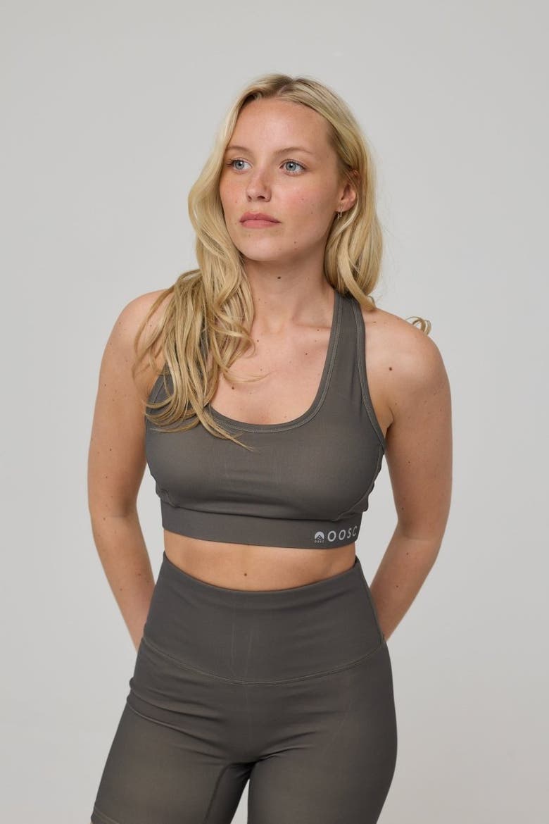 High Support Elite Crossback Sports Bra - Khaki, Main, color, Khaki