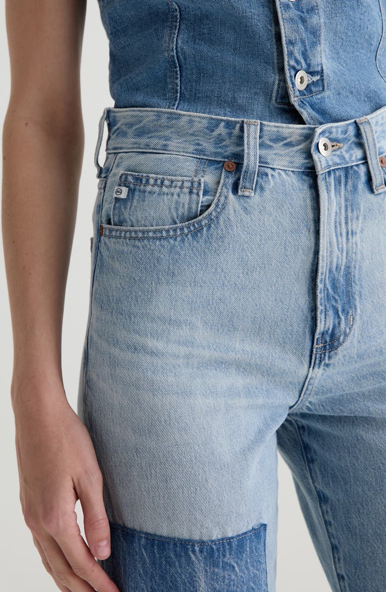 AG Brinley Frayed Straight Leg Crop Jeans, Alternate, color, Carpinteria