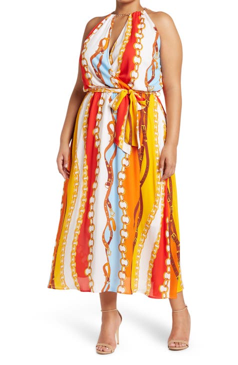 Beach House II Sleeveless Dress (Plus)