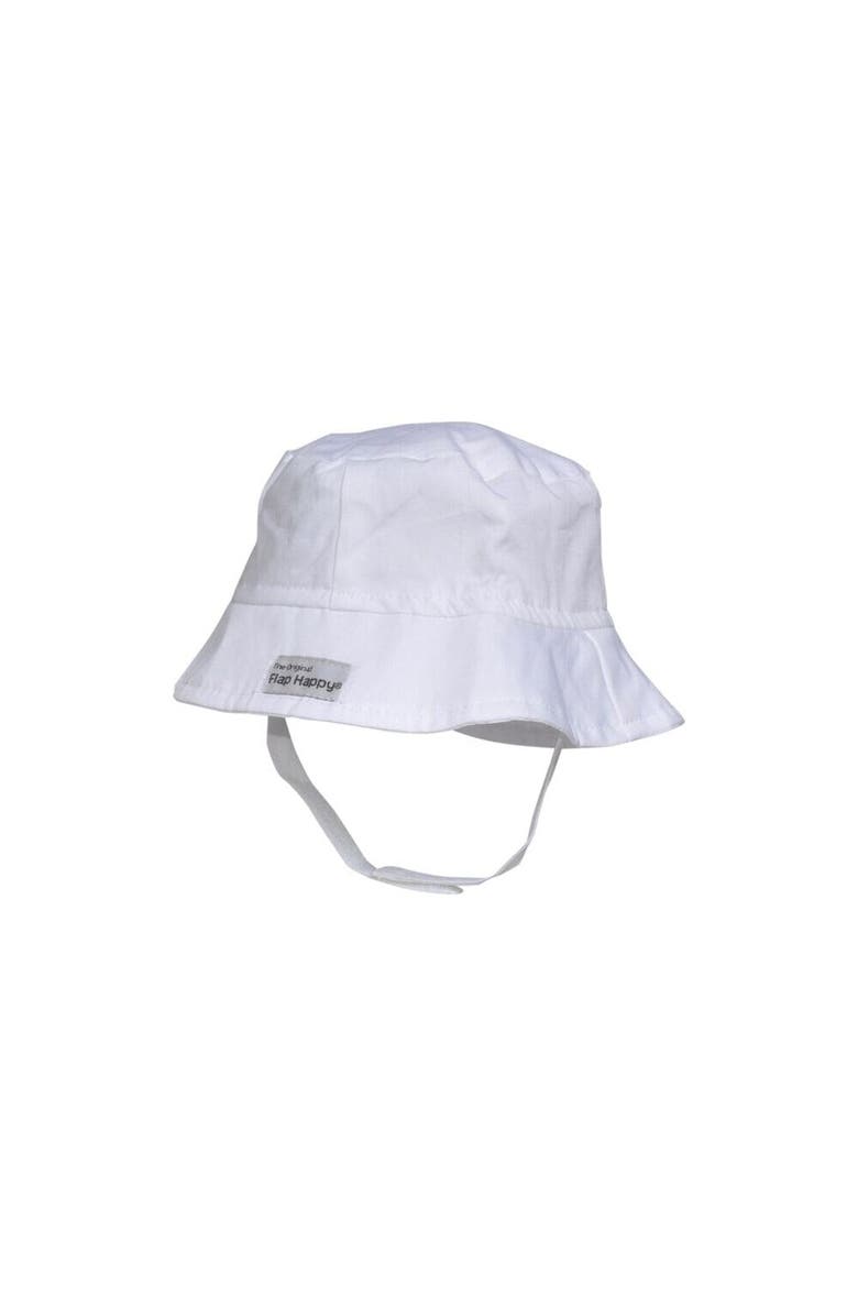 Flap Happy Kids UPF 50+ Organic UV Blocking  Bucket Sun Hat, Main, color, Natural