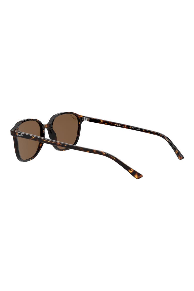 53mm Polarized Square Sunglasses, Alternate, color, HAVANA/ BROWN